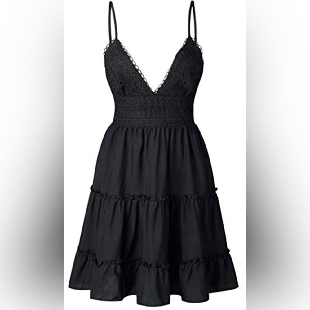 NWOT lace backless knit dress!